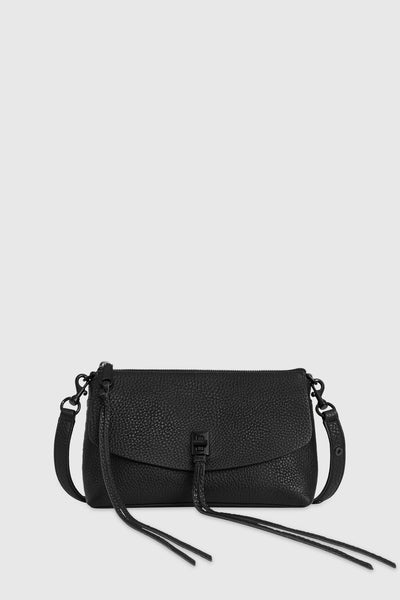 Rebecca Minkoff Darren Top Zip Crossbody Väska Dam Svarta | Sverige-156633