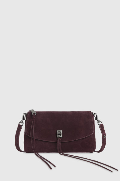 Rebecca Minkoff Darren Top Zip Crossbody Väska Dam Lila | Sverige-366831