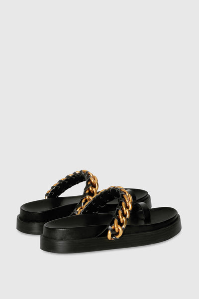 Rebecca Minkoff Edie Chain Sandaler Dam Svarta | Sverige-115368