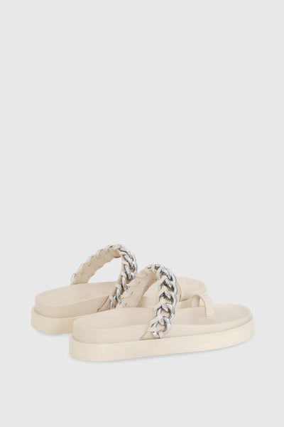 Rebecca Minkoff Edie Chain Sandaler Dam Vita | Sverige-613588