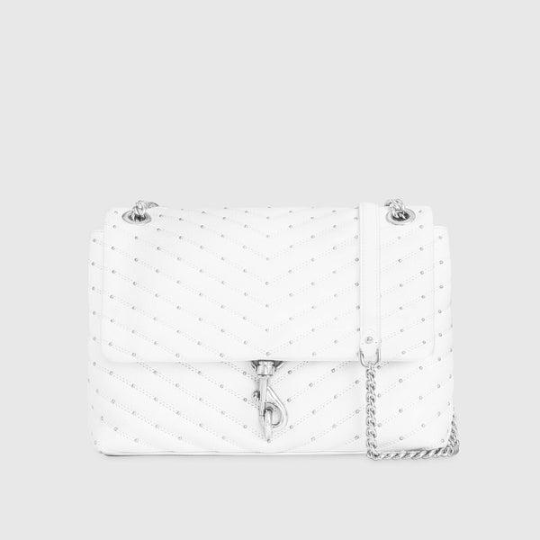 Rebecca Minkoff Edie Flap Axelväska Dam Vita | Sverige-386685