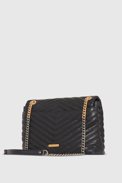 Rebecca Minkoff Edie Flap Axelväska Dam Svarta | Sverige-661535