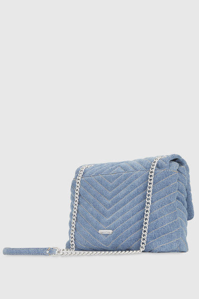 Rebecca Minkoff Edie Flap Axelväska Dam Blå | Sverige-6653818