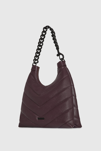 Rebecca Minkoff Edie Maxi Hobo Väska Dam Lila | Sverige-383586