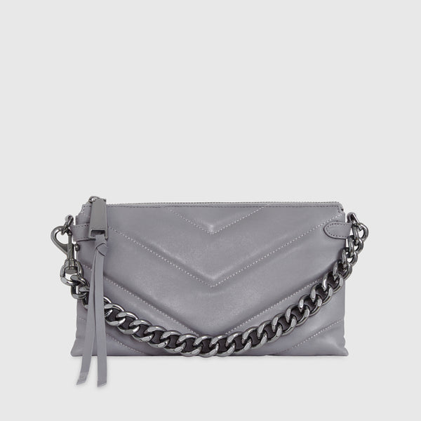 Rebecca Minkoff Edie Maxi Medium Crossbody Väska Dam Grå | Sverige-153183