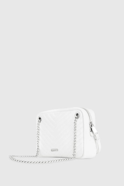 Rebecca Minkoff Edie Zip Axelväska Dam Vita | Sverige-611383