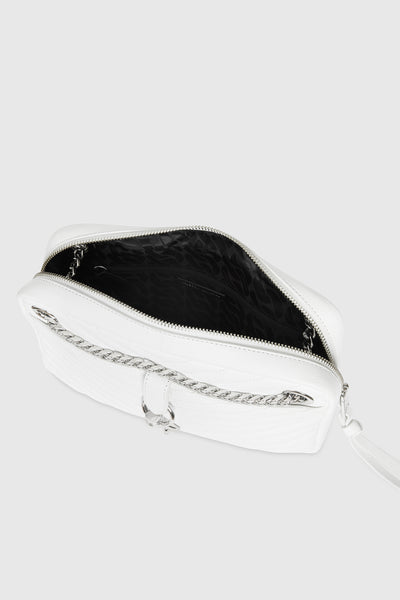 Rebecca Minkoff Edie Zip Axelväska Dam Vita | Sverige-611383