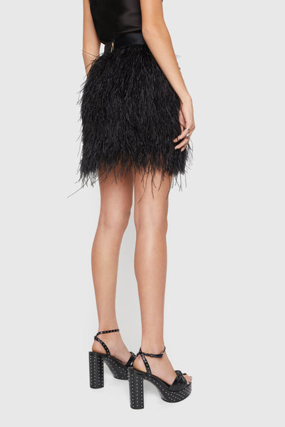 Rebecca Minkoff Feather Mini Kjolar Dam Svarta | Sverige-1663513