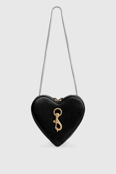 Rebecca Minkoff Heart Bag Crossbody Väska Dam Svarta | Sverige-188316