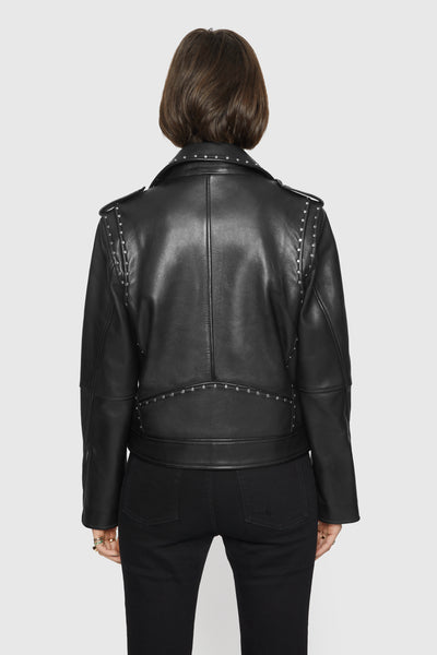 Rebecca Minkoff Jett Moto Jacka Dam Svarta | Sverige-318866