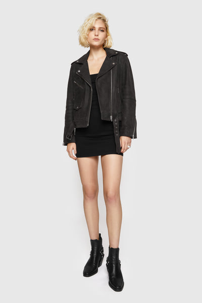 Rebecca Minkoff Jett Moto Jacka Dam Svarta | Sverige-5863681