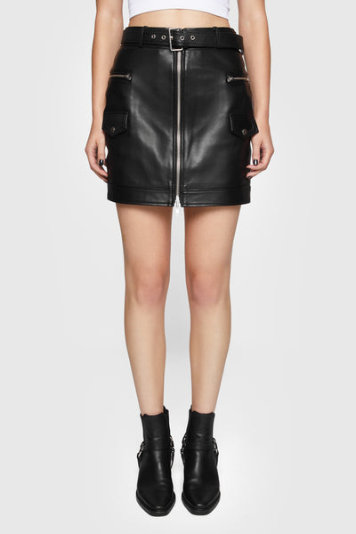 Rebecca Minkoff Jett Moto Kjolar Dam Svarta | Sverige-8518316