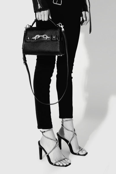 Rebecca Minkoff Lou Top Handle Crossbody Väska Dam Svarta | Sverige-116538