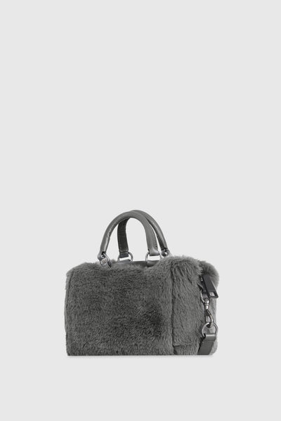 Rebecca Minkoff M.A.B. Bittie Fur Crossbody Väska Dam Grå | Sverige-8336116