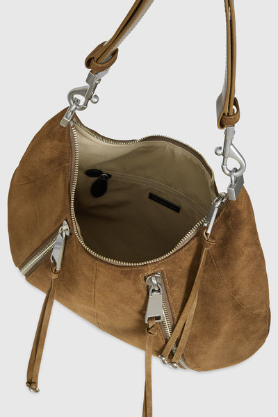 Rebecca Minkoff M.A.B. Croissant Hobo Väska Dam Bruna | Sverige-865113