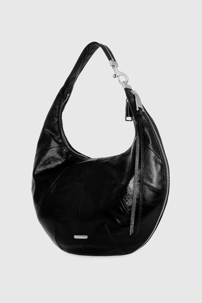 Rebecca Minkoff Zip Around Croissant Hobo Väska Dam Svarta | Sverige-6863851