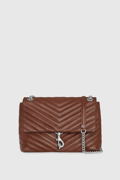 Rebecca Minkoff Edie Flap Axelväska Dam Bruna | Sverige-135816