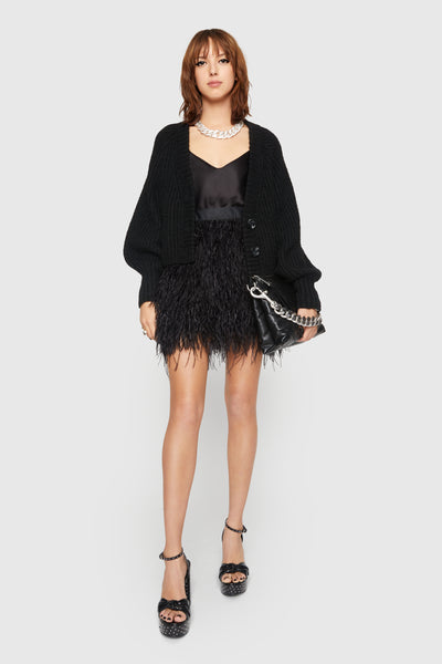 Rebecca Minkoff Feather Mini Kjolar Dam Svarta | Sverige-1663513